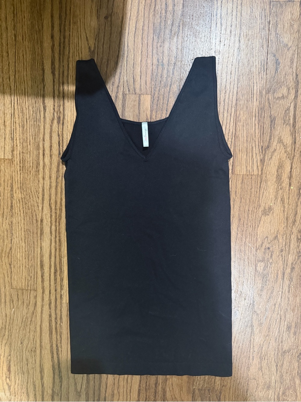 Classic Black V-Neck Tank Top — Women’s Everyday Layering Piece